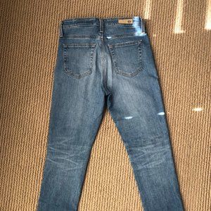 AG Adriano Goldschmied, Sophia Ankle Jeans, Size 25, Light Wash